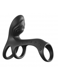 Черная насадка на пенис Ultimate Couples Cage Pro - Pipedream - в Копейске купить с доставкой