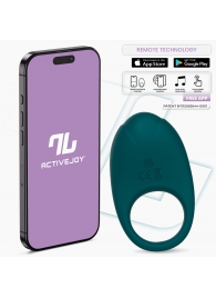 Зеленое интерактивное виброкольцо Ringo - Intoyou - в Копейске купить с доставкой