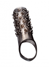 Дымчатая насадка на пенис с выпуклостями - 12 см. - Sex Expert - в Копейске купить с доставкой