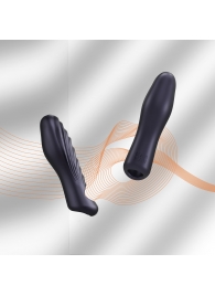 Сливовая силиконовая насадка на пенис с подхватом Manwan Ryzer - Manwan - в Копейске купить с доставкой