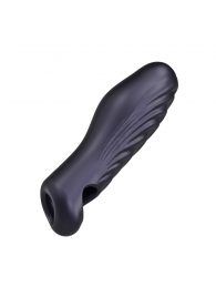 Сливовая силиконовая насадка на пенис с подхватом Manwan Ryzer - Manwan - в Копейске купить с доставкой