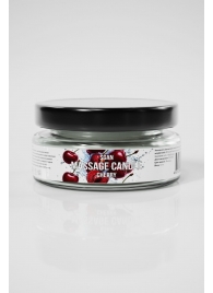 Массажная свеча «Спелая вишня» - 50 мл. - SGAN - купить с доставкой в Копейске