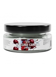 Массажная свеча «Спелая вишня» - 50 мл. - SGAN - купить с доставкой в Копейске