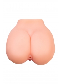 Реалистичный мастурбатор в форме попки с 2 любовными входами - No Name - в Копейске купить с доставкой