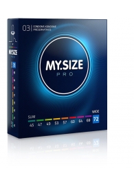 Презервативы MY.SIZE размер 72 - 3 шт. - My.Size - купить с доставкой в Копейске