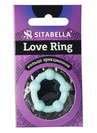 Цветное эрекционное кольцо Love Ring с бусинами - Sitabella - в Копейске купить с доставкой