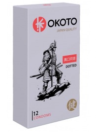 Точечные презервативы OKOTO Dotted - 12 шт. - Sitabella - купить с доставкой в Копейске
