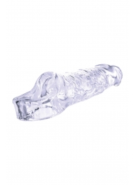 Прозрачная насадка-удлинитель Length Enhancer с подхватом - 16 см. - NMC - в Копейске купить с доставкой