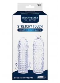 Набор из 2 прозрачных насадок на член Seductive Tickler Sleeves Set - NMC - в Копейске купить с доставкой