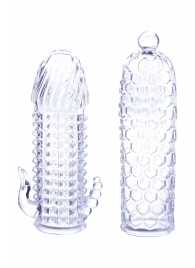 Набор из 2 прозрачных насадок на член Seductive Tickler Sleeves Set - NMC - в Копейске купить с доставкой