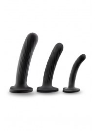 Набор из 3 стимуляторов со спиралевидным рельефом Twist Kit - Blush Novelties