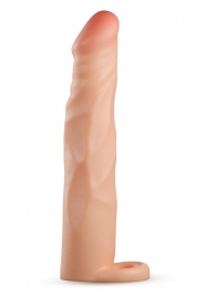 Телесная насадка-удлинитель Fortitude с подхватом - 17,7 см. - Blush Novelties - в Копейске купить с доставкой