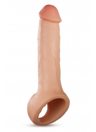 Телесная насадка-удлинитель Thrive 8.75 Inch Realistic Penis Extender Sleeve - 22,2 см. - Blush Novelties - в Копейске купить с доставкой