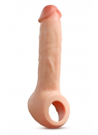 Телесная насадка-удлинитель Thrive 8.75 Inch Realistic Penis Extender Sleeve - 22,2 см. - Blush Novelties - в Копейске купить с доставкой
