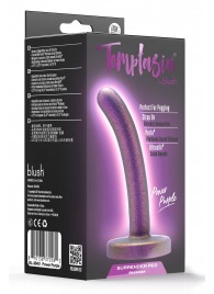 Фиолетовая насадка с гладкой поверхностью Surrender 4.75 Inch Beginner Pegging Dildo - 12 см. - Blush Novelties - купить с доставкой в Копейске