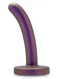 Фиолетовая насадка с гладкой поверхностью Surrender 4.75 Inch Beginner Pegging Dildo - 12 см. - Blush Novelties - купить с доставкой в Копейске