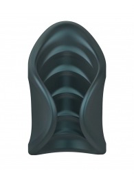 Серый сквозной мастурбатор с вибрацией Manwan Starter - Manwan - в Копейске купить с доставкой