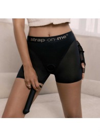 Трусики-шорты для фиксации насадок Strap-on-me Harness Lingerie Halo - size XS - Strap-on-me - купить с доставкой в Копейске