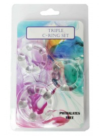 Набор из 3 эрекционных прозрачных колец - Boys of Toys - в Копейске купить с доставкой