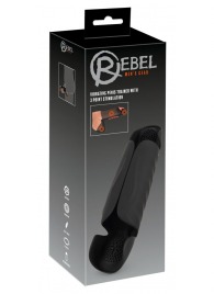 Черный вибромастурбатор с трехточечной стимуляцией Penis Trainer with 3 Point Stimulation - Orion - в Копейске купить с доставкой