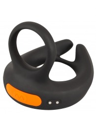 Черный вибростимулятор мошонки RC Scrotum Stimulator with Vibration - Orion - в Копейске купить с доставкой