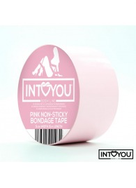 Розовый скотч для фиксации Non-Sticky Bondage Tape - 15 м. - Intoyou - купить с доставкой в Копейске