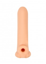 Телесный фаллоудлинитель Titan - 16,5 см. - Lola Games - в Копейске купить с доставкой