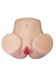 Телесный мастурбатор Julia с 2 любовными каналами - Baile - в Копейске купить с доставкой