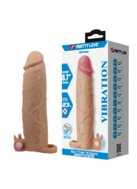 Телесная насадка на пенис Xerxes - 22 см. - Baile - в Копейске купить с доставкой