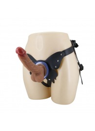 Поясной страпон Wells: трусики в форме бабочки и фаллоимитатор-насадка - Baile - купить с доставкой в Копейске