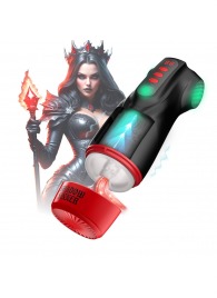 Интерактивный мастурбатор Raven с вакуумом, вибрацией и подсветкой - Shots Media BV - в Копейске купить с доставкой