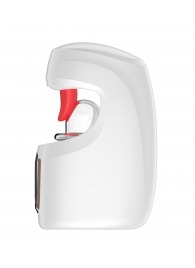 Белый мастурбатор с язычком и возвратно-поступательными движениями - Secwell - в Копейске купить с доставкой