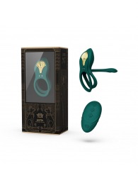 Зеленое эрекционное виброкольцо Bayek с пультом ДУ - Zalo - в Копейске купить с доставкой