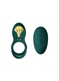 Зеленое эрекционное виброкольцо Bayek с пультом ДУ - Zalo - в Копейске купить с доставкой