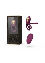 Фиолетовое эрекционное виброкольцо Bayek с пультом ДУ - Zalo - в Копейске купить с доставкой