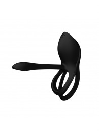 Черное эрекционное виброкольцо Bayek с пультом ДУ - Zalo - в Копейске купить с доставкой