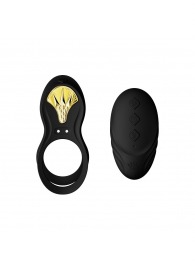 Черное эрекционное виброкольцо Bayek с пультом ДУ - Zalo - в Копейске купить с доставкой