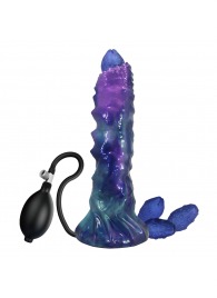 Фиолетовый яйцеродящий фаллоимитатор Duskwalker Sentinal на присоске - 22,4 см. - Baile - купить с доставкой в Копейске