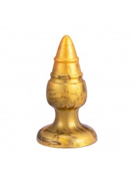 Золотистая анальная втулка SILEXD Fantasy Goldy - 9,2 см. - Adrien Lastic
