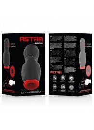 Черно-красный мастурбатор с вибрацией и всасыванием - JAMYJOB - в Копейске купить с доставкой