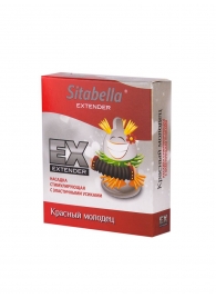 Стимулирующая насадка Sitabella Extender  Красный молодец - Sitabella - купить с доставкой в Копейске