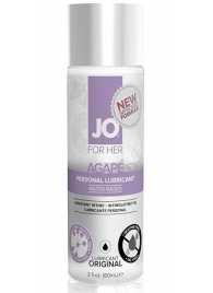 Лубрикант на водной основе для женщин JO AGAPE LUBRICANT ORIGINAL - 60 мл. - System JO - купить с доставкой в Копейске