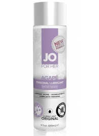 Женский лубрикант на водной основе JO AGAPE LUBRICANT ORIGINAL - 120 мл. - System JO - купить с доставкой в Копейске