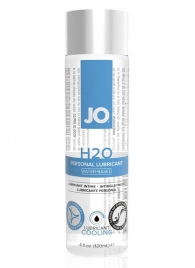 Охлаждающий лубрикант на водной основе JO Personal Lubricant H2O COOLING - 120 мл. - System JO - купить с доставкой в Копейске