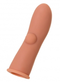 Насадка на фаллос с имитацией пирсинга - 14,7 см. - KOKOS - в Копейске купить с доставкой