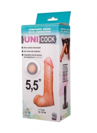 Фаллическая насадка Харнесс UNICOCK 5,5  - 17 см. - LOVETOY (А-Полимер) - купить с доставкой в Копейске