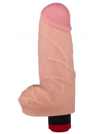 Вибратор-реалистик с большим диаметром ствола - 21 см. - LOVETOY (А-Полимер)
