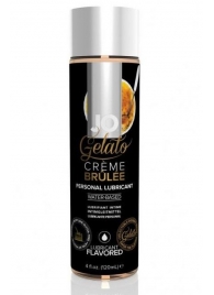 Лубрикант с ароматом крем-брюле JO GELATO CREME BRULEE - 120 мл. - System JO - купить с доставкой в Копейске