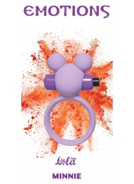 Сиреневое эрекционное виброколечко Emotions Minnie - Lola Games - в Копейске купить с доставкой