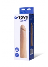 Реалистичная насадка с ярко выраженной головкой - 16,5 см. - A-toys - в Копейске купить с доставкой